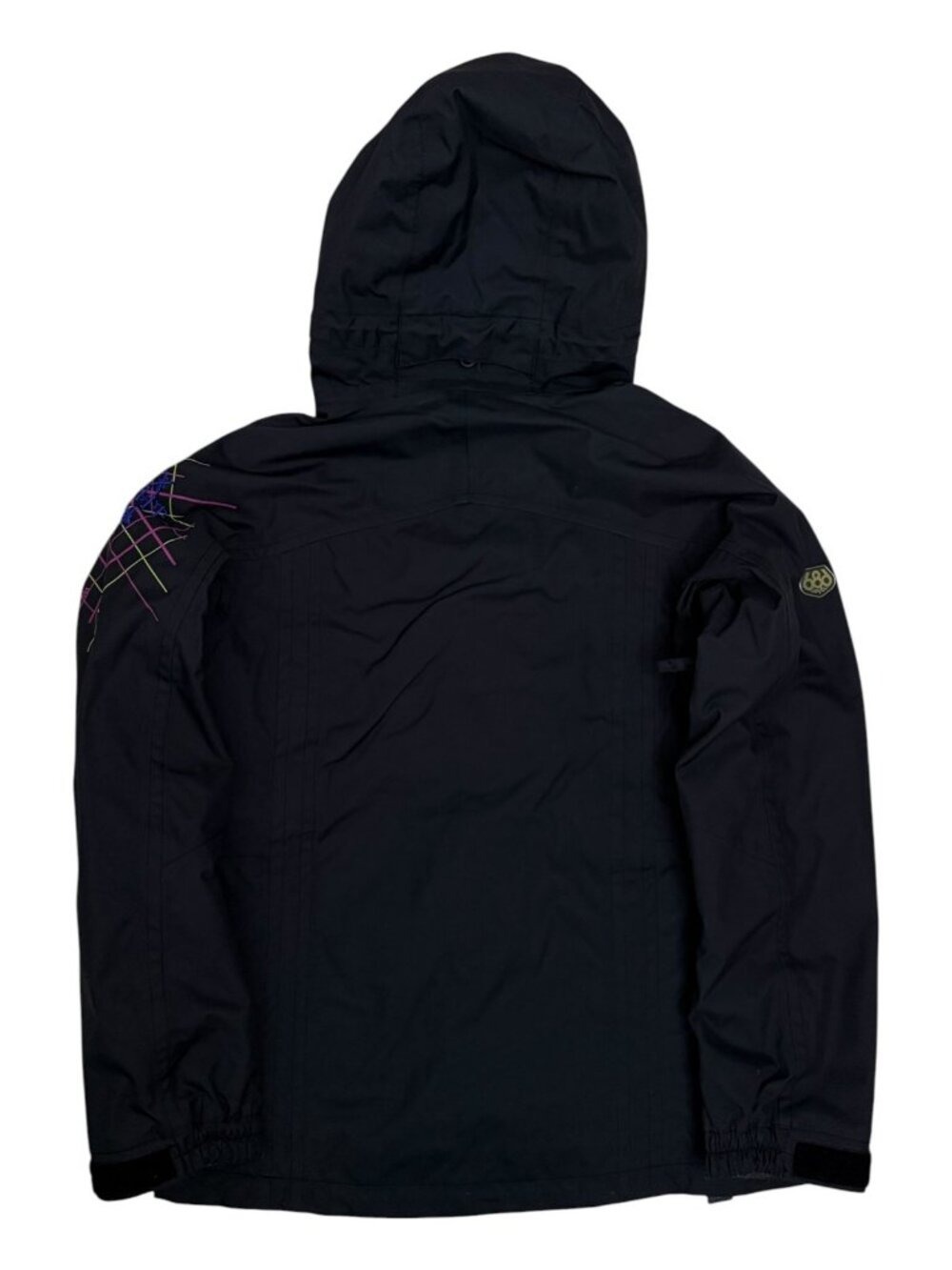 686 SMARTY JACKET Waterproof Snowboard Ski Black Parka Coat Women XS Retail $300 - Picture 5 of 7